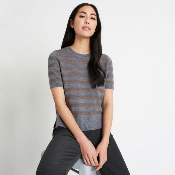 Kit and Ace Dreamy Merino Sweater Tee Knit Top Size Medium - Picture 2 of 16